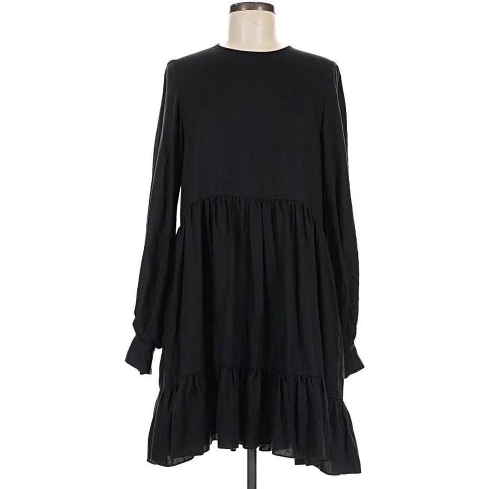 mother of pearl - effie dress in black